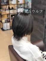 パッション 石巻中里店(PASSION) 【KONNO】縮毛ミディアムウルフ