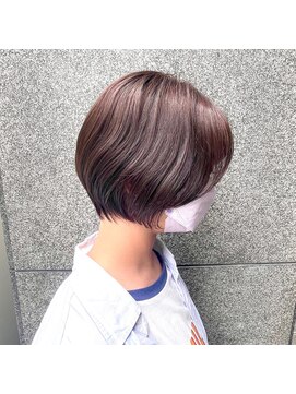 フェイス 石川町 (FACE) 丸みショートボブ/ハイライトカラー【10代20代30代40代】