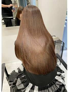 ディジョン(Dijon) 韓国顔まわりレイヤーカットグレージュオリーブベージュブラウン