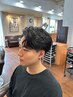 【新生活応援｜タイパ重視◎】メンズカット+パーマ☆眉カット無料！￥