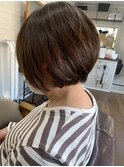 大人ボブ前下がりレイヤーカット_アッシュブラウン_86