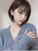 ショートボブ×白髪ぼかし系カラー×BYKARTE TR