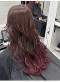 【ALIVE 夕貴】大人モテチェリーピンクグラデーションカラー