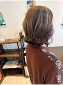 アンブレラ ベージュ 波巻き