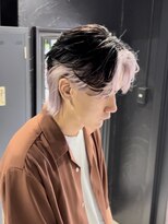 アウル 心斎橋(owl)&nbsp;センターパート/ウルフ/ホワイトカラー/ブリーチ