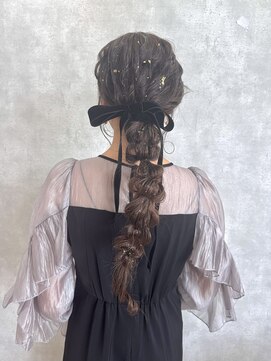 ベル(belle) レイヤーカット/エクステ/暖色カラー[天文館]