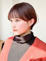 アイティー バイ アルバム 浦和店(IT by ALBUM)&nbsp;フェザーショートマロンベージュ似合わせカット_F0007