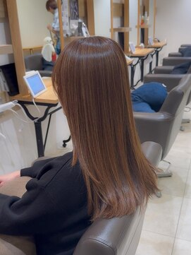 ミラバイケンジ 藤沢(Mira by KENJE) 白髪ぼかしハイライトカラー30代40代50代ブルーグレージュ