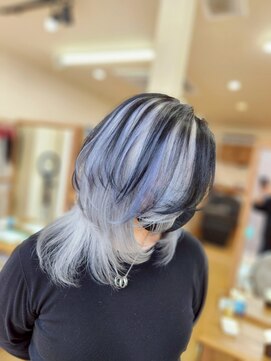 ミラシィ 成田(Mirashy) ハイライトカラーミルクティーベージュレイヤーカット