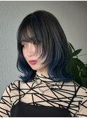 くびれレイヤー/ブルーグラデーション