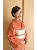 訪問着着付け・和髪