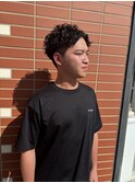 波巻きパーマ