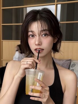 ウィクシー(wixy) シースルーバング×ラフボブ