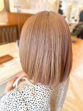 ナオシ トレス 富雄店(nao*c tres) エアリーベージュボブ【奈良市/富雄】