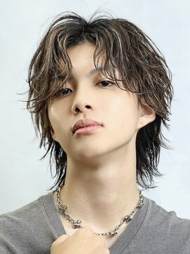 リップス 吉祥寺店 (LIPPS) センターパートスパイラルパーマ メンズミディアム 吉祥寺