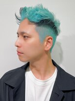 ルネラトーキョー(RUNERA TOKYO)&nbsp;シアンカラー／メンズショートスタイル