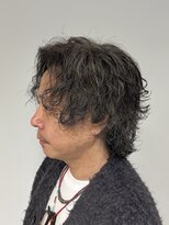 ニアウ 伊勢崎連取店(Niau) MEN’S HAIR/サーフカール/刈り上げセンターパート/伊勢崎連取