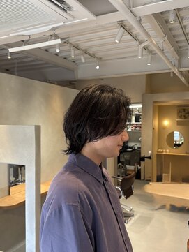 メンズミディアム/メンズボブ/メンズウルフ/明石/大久保