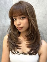 ヨロ 上野(YOLO) ハイライトカラーミルクティーベージュケアブリーチダブルカラー