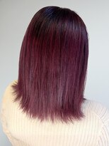 ティアトロアンドリミテバイティアトロ(teatro&limite by teatro)&nbsp;レットブラウン ダブルカラー ストレート ミディアム 20代