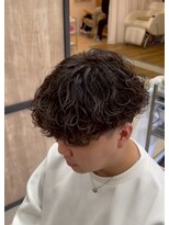 エッジ(EDGE)&nbsp;大分メンズ刈り上げショート波巻きパーマスタイル