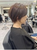 30代40代50代ショート白髪ぼかし銀座丸みくびれ井