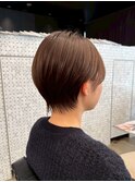 後頭部が綺麗に見える丸みショート×武蔵小杉