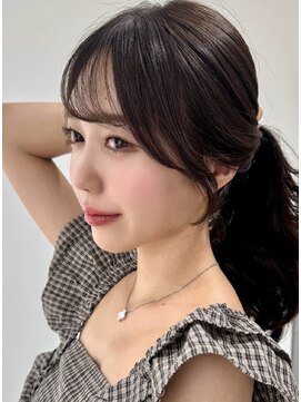 エジョン 三鷹店(Aejon) 三鷹レイヤーカット韓国ダブルカラー顔周り前髪カットボブ