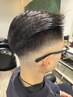 【★人気No.1】　メンズカット+顔剃り（眉カット無料）　￥5500→￥5400