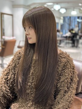 フォルテ 表参道店(FORTE) ラテグレージュ/顔周りレイヤーボブ//結べるレイヤーカット