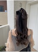 アレンジ/タイトアレンジ/タイトシニヨン/ハーフアップ
