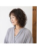 ミセスミディアムレイヤーボブパーマ　20代 30代 40代 50代 60代