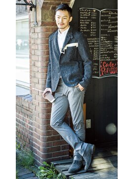 ラッドヘアー(LAD HAIR) 【LAD hair】前髪を立ち上げたブラストショーット