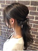 ゆるめポニースタイル