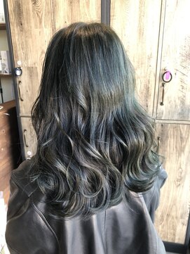 ルーディヘアーブランド(Ludi hair Brand) 個性的！グリーン系カラー！個性的！グリーン系カラー！