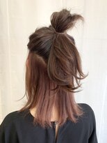 アメイジングヘアー 千歳店(AMAZING HAIR)&nbsp;【AMAZING HAIR 千歳店/横山】インナーカラー×ハーフアップ