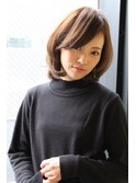 【30代40代50代】大人可愛いひし形ミデイアムスタイル