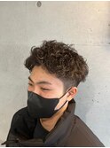 ショート×スパイラルパーマ