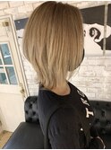 海外風ブロンドベージュ