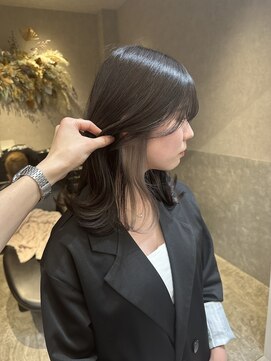 ロンド レア 天神大名店(Lond Le’a) ダブルカラーイヤリングカラーシルバーケアブリーチ韓国ブルベ