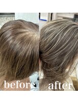 レビジュヘアー 桂店(LEVIJU HAIR)&nbsp;デザインカラーでいつもとは違うショートヘア！