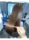 《髪質改善》R.HASヒト幹細胞水素トリートメント+カラー