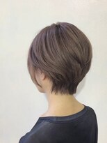 ラゴム 池袋(LAGOM)&nbsp;切りっぱなしボブ/美髪/ピンクブラウン[池袋/髪質改善]