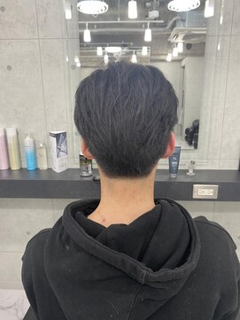 エンディアリング 東銀座(Endearing) 東銀座/アッシュ/ブラック/カルマパーマ/ベリーショート