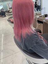 アッシュ 下北沢店(Ash)&nbsp;ブリーチ2回ピンクカラー