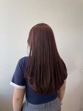 サラ ビューティー サイト 古賀店(SARA Beauty Sight) 艶髪/レイヤーカット/暖色カラー/ピンクベージュ/ピンクカラー