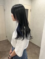 リタ(Lita.)&nbsp;ブルーブラック インナーカラー ブルー