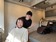 グリーンルーム(GREEN ROOM)の雰囲気（パサパサだった髪が元気になってきているのが手触りでわかる）