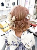 ハーフアップ