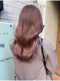 ミルクティーベージュダブルカラーグレージュカラーハイライト
